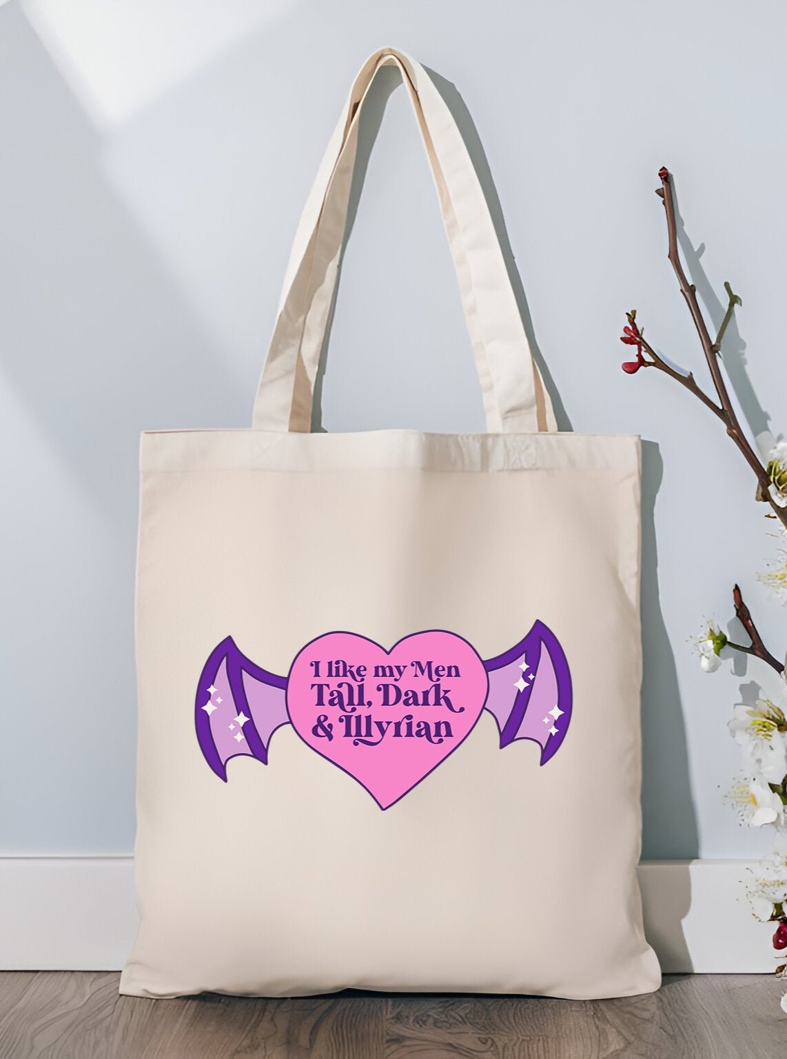 *clearance* I LIKE MY MEN.. Tote Bag | **THICK** 100% cotton canvas