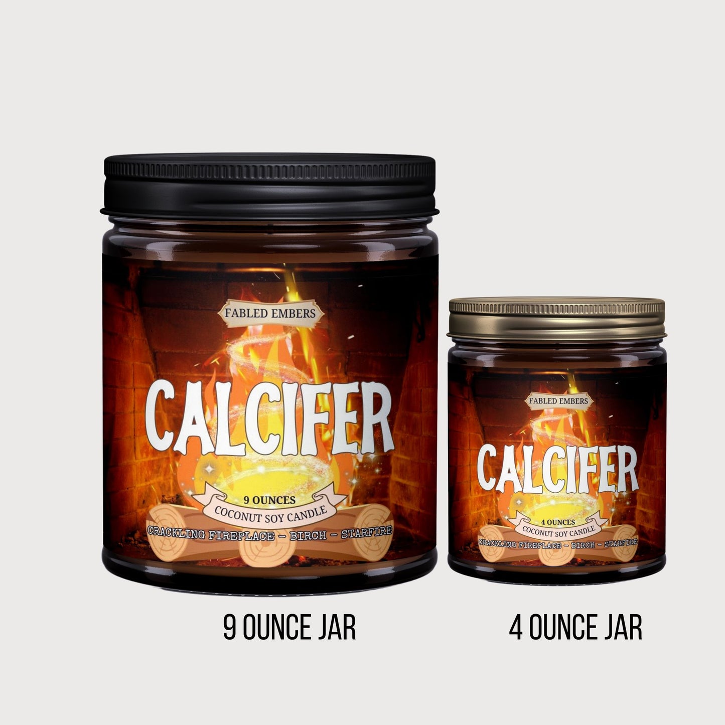 CALCIFER | Burning Starfire + Dried Orange + Fireplace Embers