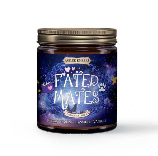 FATED MATES -- cherry almond + jasmine + vanilla coconut