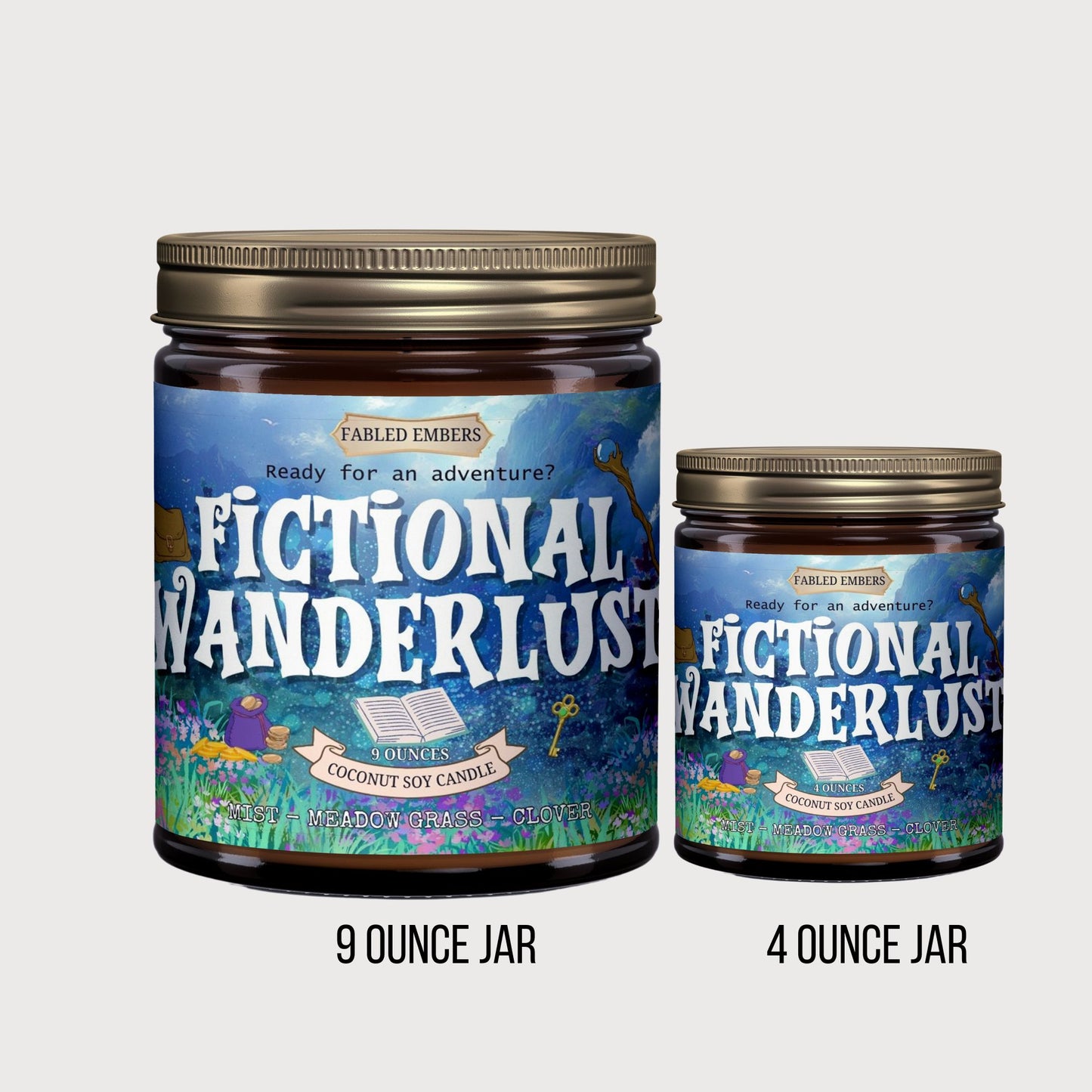 FICTIONAL WANDERLUST -- Misty Meadows + Rain + Ozone
