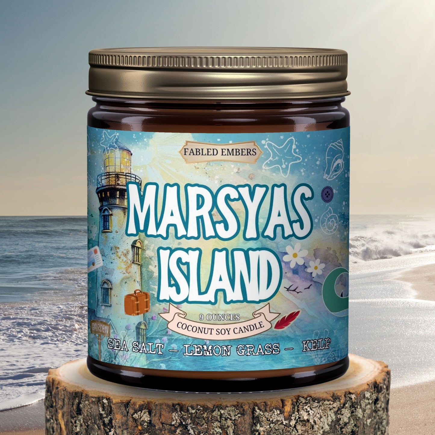 MARSYAS ISLAND | Cerulean Blue Seas + Salt + Lemongrass