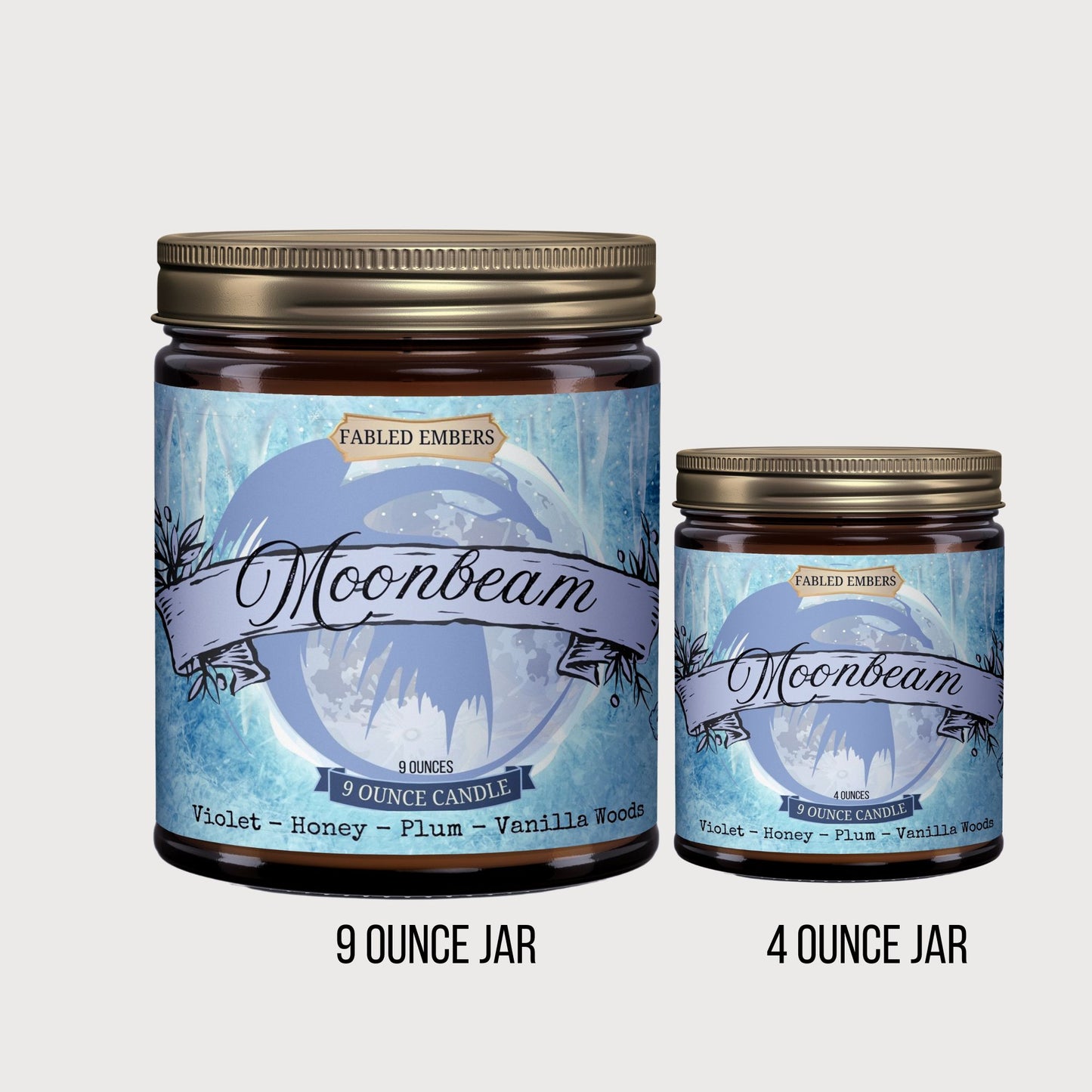 MOONBEAM -- violet + honey + plum