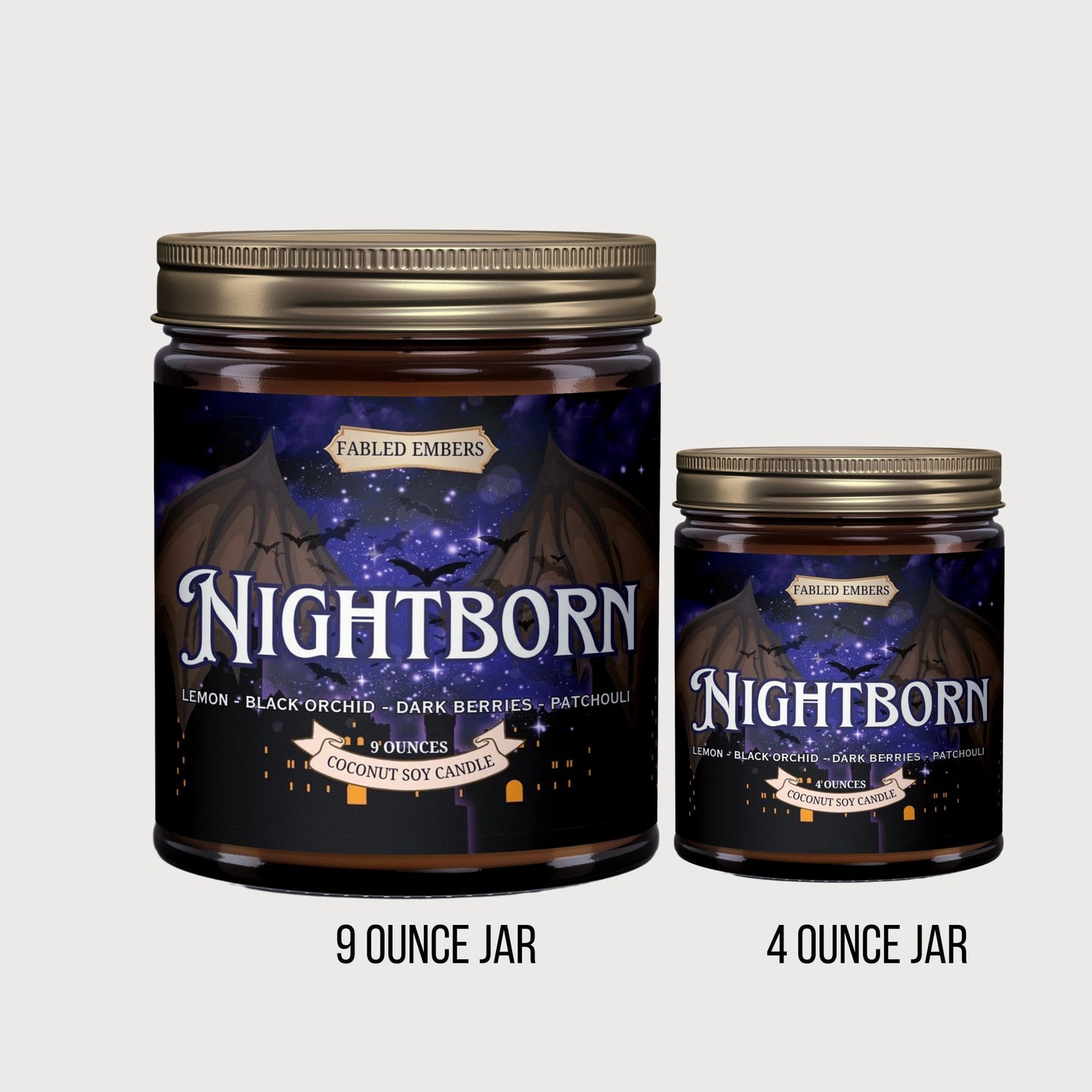 NIGHTBORN -- black orchid + dark berries + incense