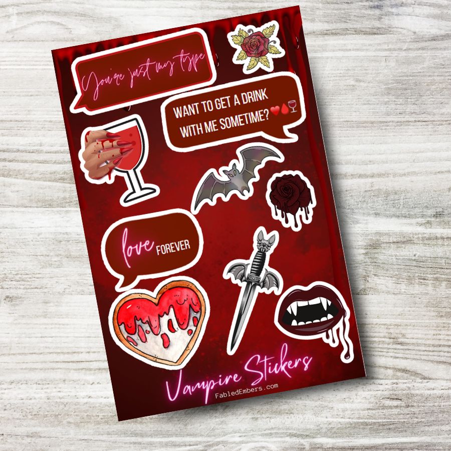 VAMPIRE Sticker Page