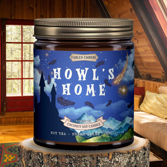 HOWL'S HOME -- hot tea + honey cakes + magic