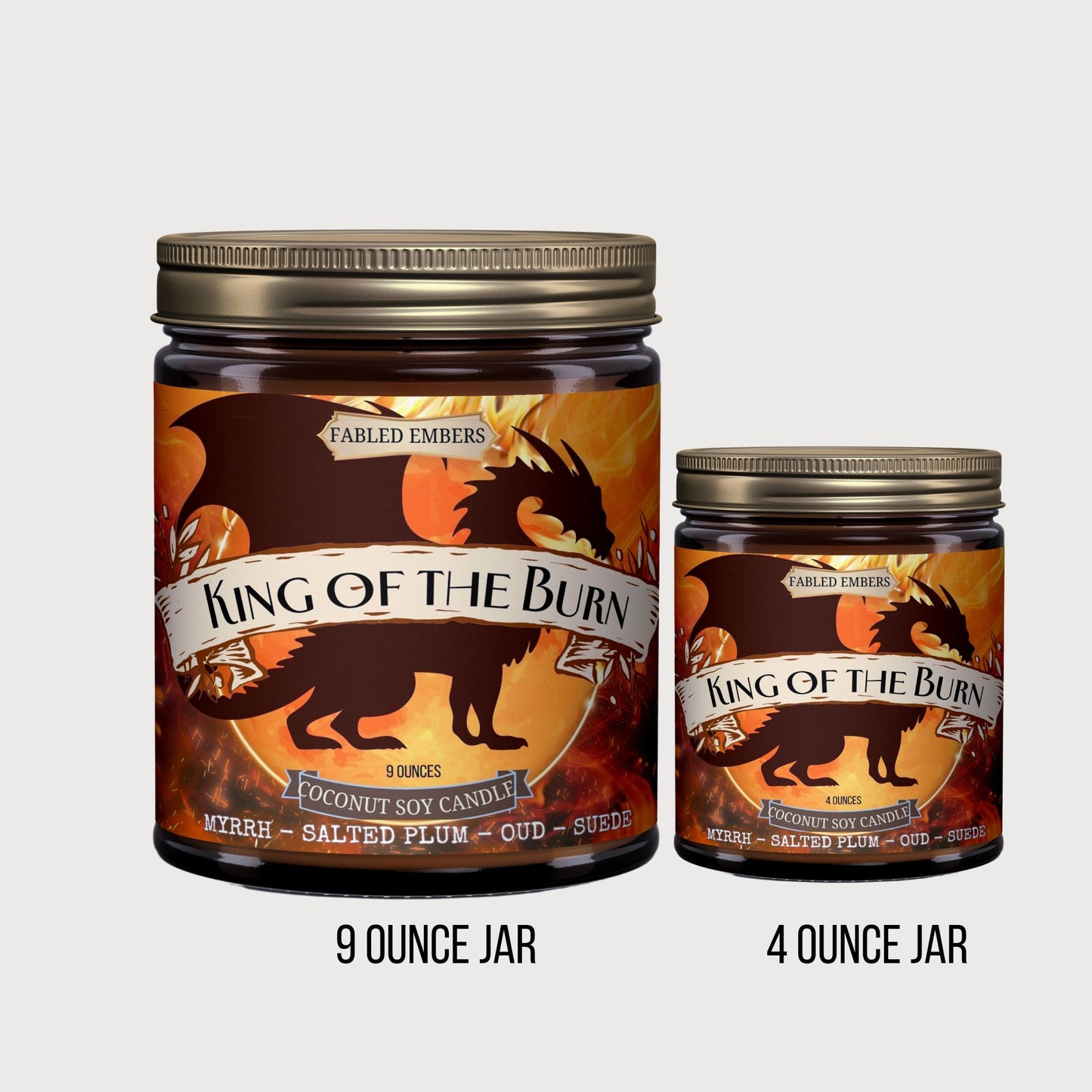 KING OF THE BURN -- salted plum + leather + oud