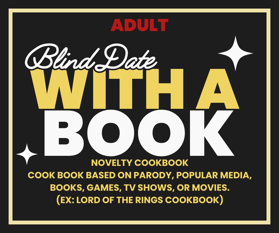 (UPDATED 9/13/25) DATE WITH A BOOK (MYSTERY WRAPPED BOOK) -- YOU CHOOSE THE BOOK BASED ON THE DESCRIPTION!