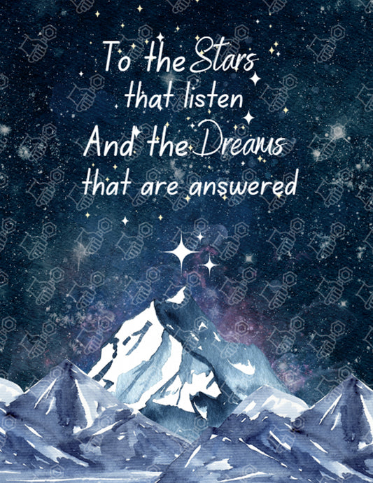 ACOTAR -To the Stars - ART PRINT
