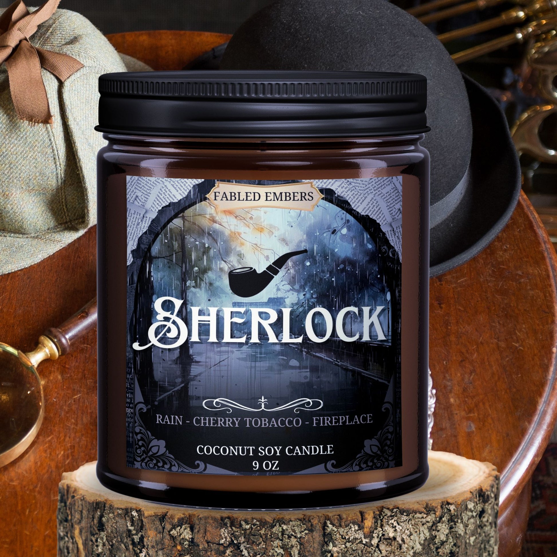 cherry tobacco candle SHERLOCK cherry tobacco candle SHERLOCK