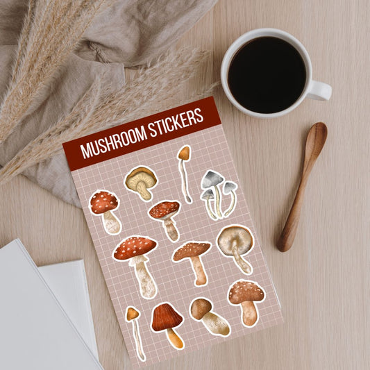 MUSHROOM Sticker Sheet