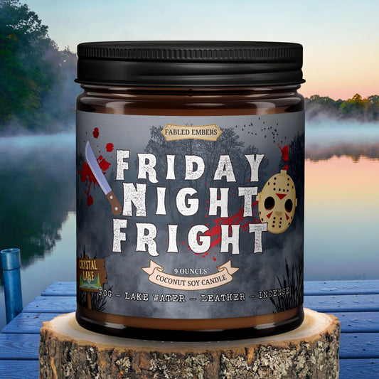FRIDAY NIGHT FRIGHT -- foggy lake + leather + incense