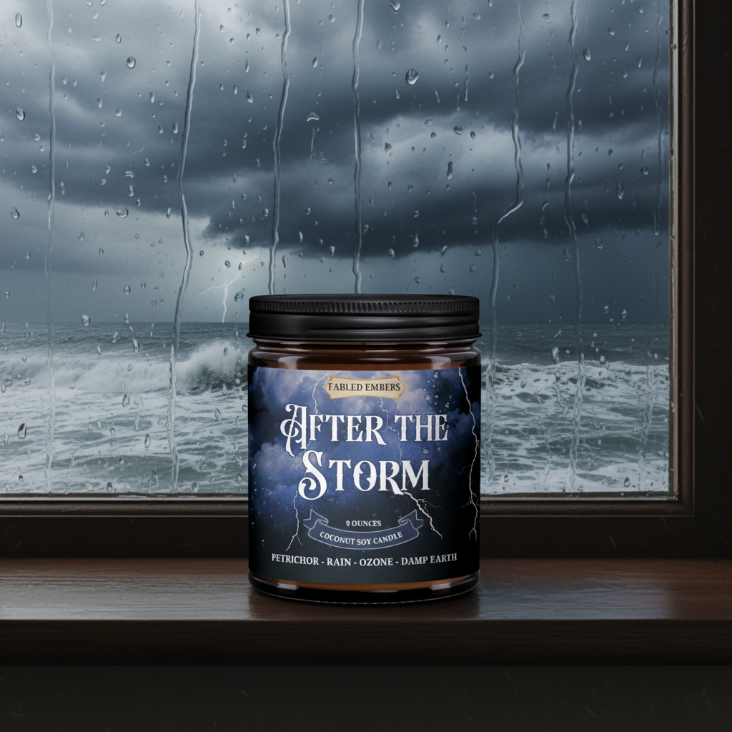 AFTER THE  STORM -- petrichor + wet earth + grass