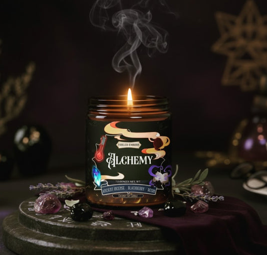 ALCHEMY -- blackberries + resin + ancient incense