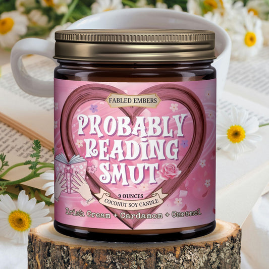 PROBABLY READING SMUT -- sweet cream + cardamom + caramel