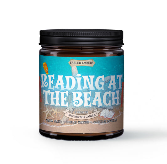 READING AT THE BEACH | Salt + Sunbaked Sand + Suntan Oil